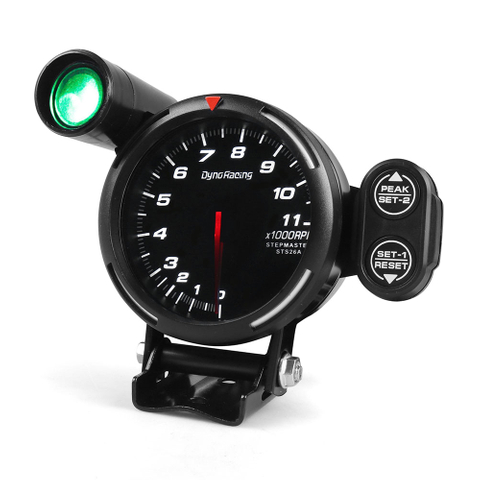 80MM Car Tachometer RPM Gauge stepper motor 0-11000 RPM Meter With Shift Light and Peak warning 